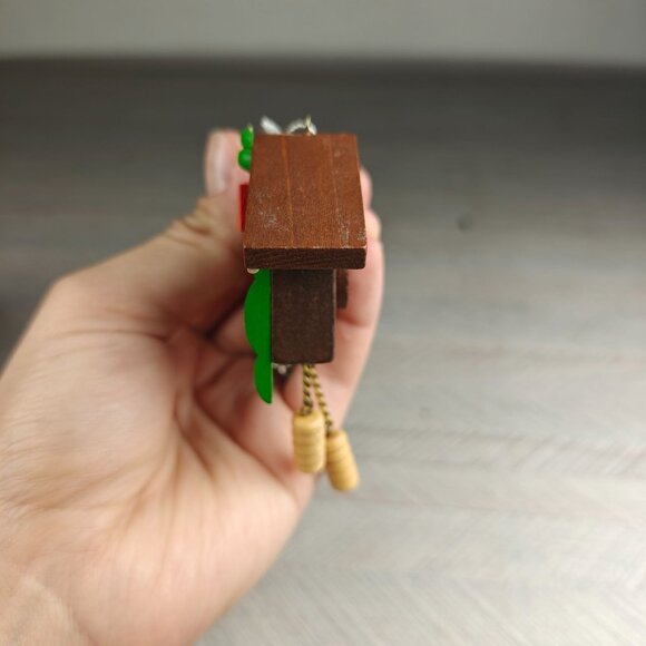 Vintage Miniature Christian Ulbricht? Wooden Cuckoo Clock Christmas Ornament - Picture 5 of 7